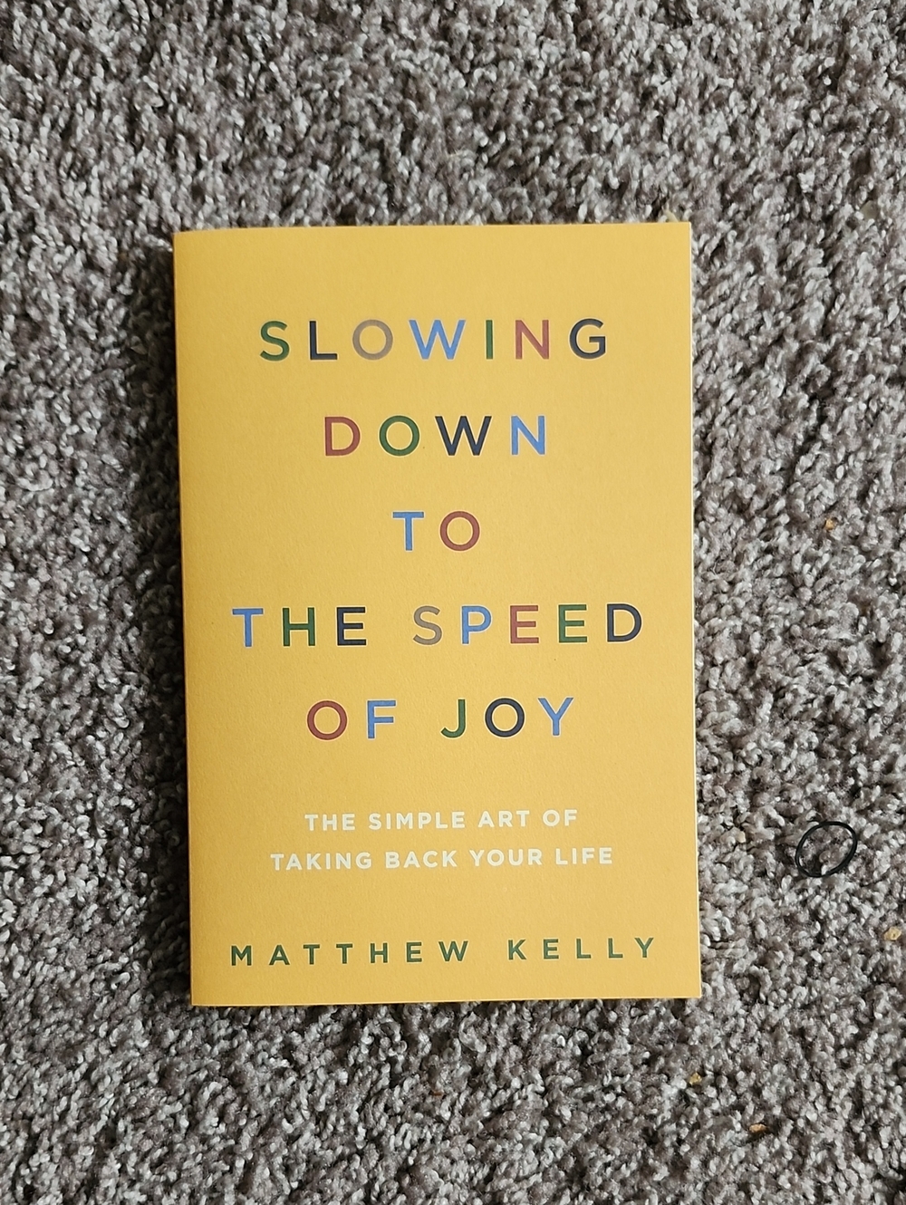 Yellow Book - Slowing Down to the Speed of Joy